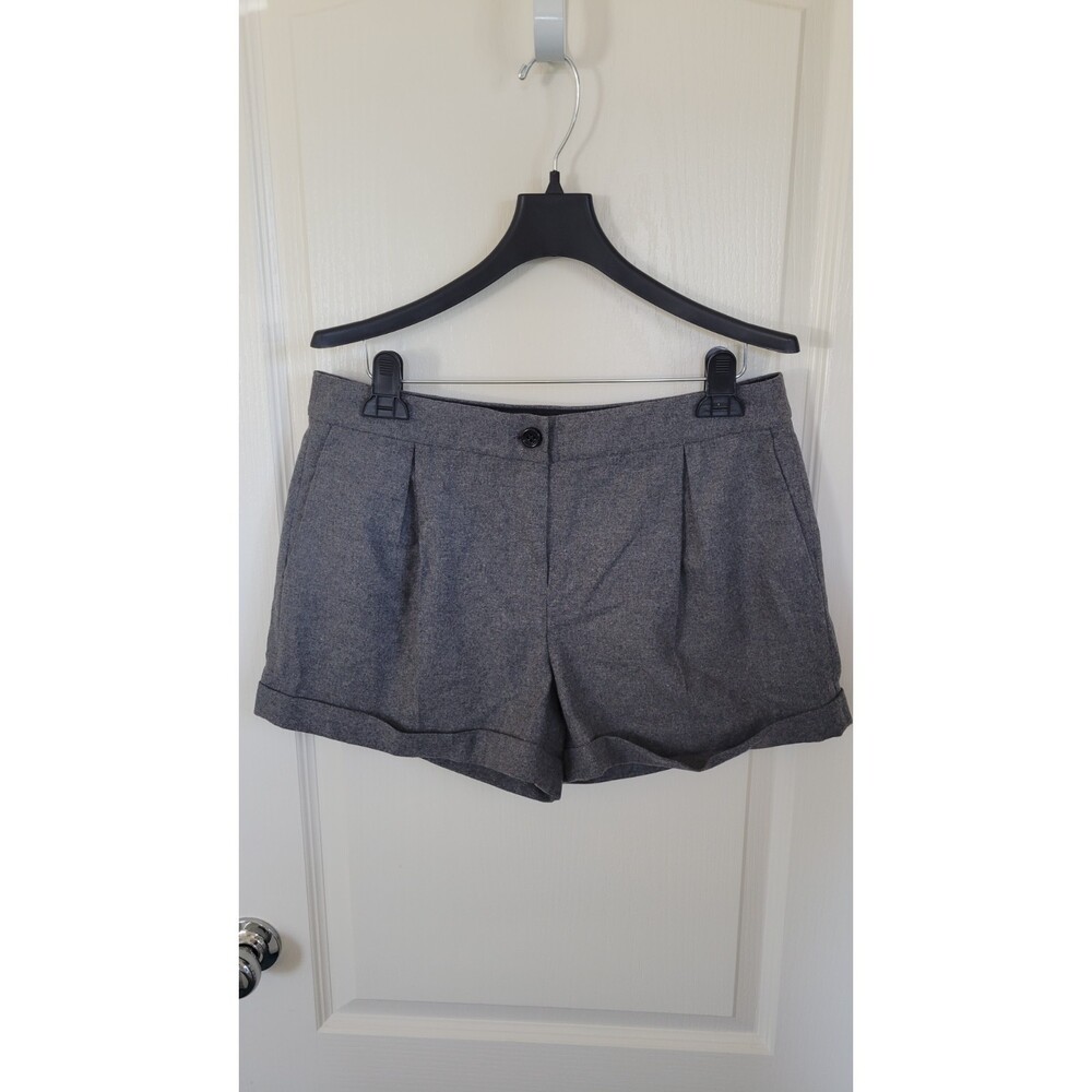 Women's Kate Spade New York Wool-Blend Cuffed Shorts